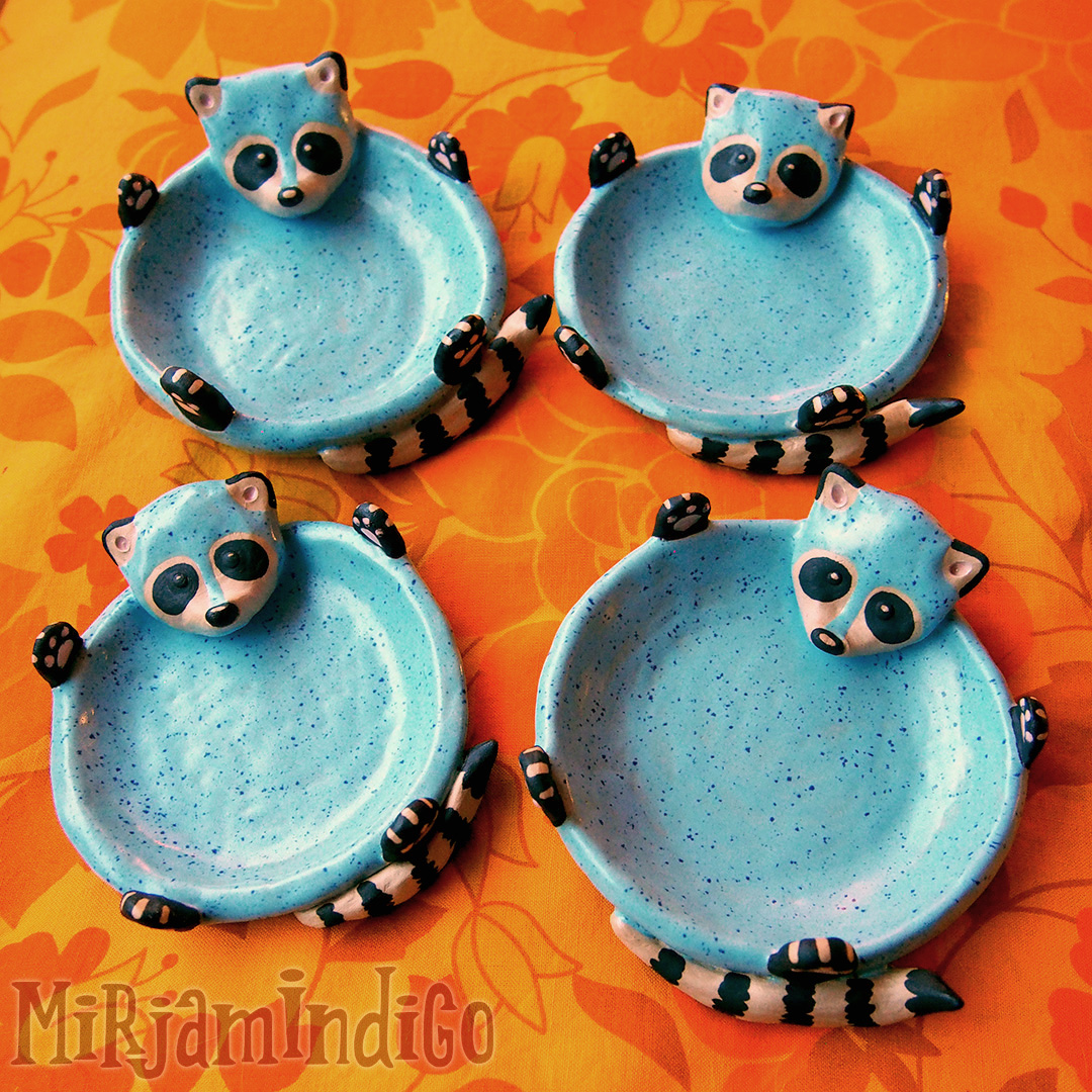 Bungle Raccoon keraaminen kulho